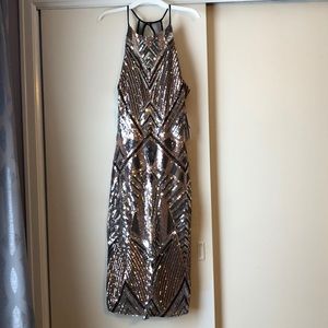 Bisou Bisou sequin midi dress